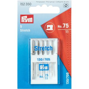 Prym Aiguilles de Machine &agrave; Coudre - Argent&eacute; - Taille 60-90, M&eacute;tal, Silver, Size 75