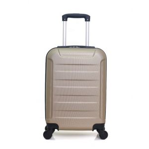 Valise Cabine 4 roues simples Elbe A 50 cm beige