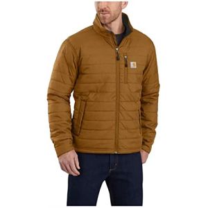 Carhartt Rain Defender Veste rembourr&eacute;e l&eacute;g&egrave;re et d&eacute;contract&eacute;e Gilliam, Marron, XXL Homme