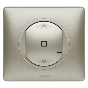 Legrand Commande centralis&eacute;e sans fils volets C&eacute;liane with Netatmo - plaque titane (199175)