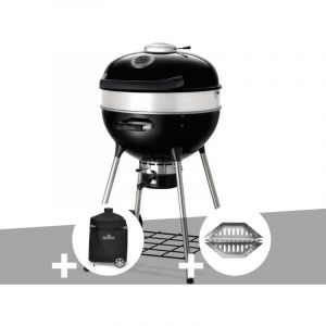 Napoleon Barbecue à charbon Charcoal Kettle Pro 57 cm + Housse pour barbecue Rodeo 57 cm sur pied + Lot de 2 paniers à charbon pour barbecues Ø 57cm