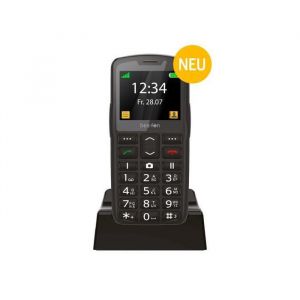 T&eacute;l&eacute;phone portable - BEA&middot;FON - SL260 - Noir-Argent - &Eacute;cran 22 - 2G - Bouton SOS