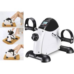 Mini V&eacute;lo D'appartement P&eacute;dalier avec R&eacute;sistance R&eacute;glable - Blanc - Adulte - Mixte