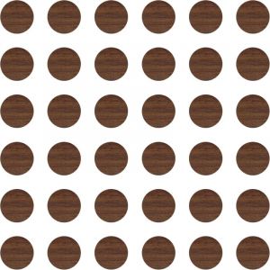 Cyclingcolors 36x Cache vis adhésif autocollant diamètre 25mm protection bouchon trou obturateur meuble table chaise maison, Chêne hudson