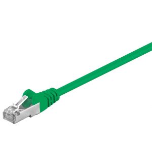 Goobay C&acirc;ble patch CAT 5e, F/UTP, vert 1,5 m