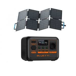 Kit BLUETTI AC2P avec Panneau Solaire 60W - 230Wh, G&eacute;n&eacute;rateur solaire 1x300W (600W Max.)