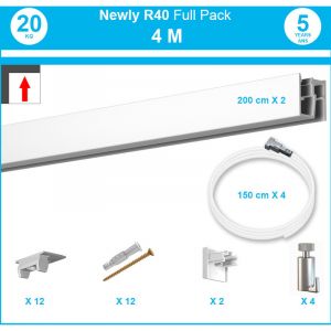 Newly 4 mètres : Pack complet cimaise R40