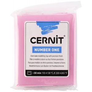 Image de Cernit Pâte Number one 56g - Effet porcelaine Rose fuchsia 922