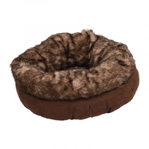 Flamingo Panier rond &oslash; 55 cm x 20 cm. couleur brun. gamme corno. pour chat.