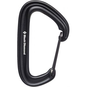 Black Diamond Litewire Carabiner - Mousqueton Black Taille unique