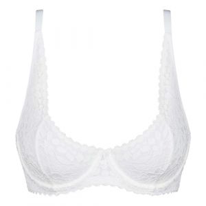 DIM Soutien-Gorge Femme avec Armatures Daily Dentelle x1, Blanc, 95E