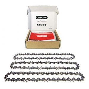 Oregon Lot de 3 Chaînes d'Élagueuse sur Perche pour Guide-Chaîne de 10" (25 cm), 40 Maillons d'Entraînement, Faible Rebond, Compatibles avec Black & Decker, Ryobi, Ferrex, Primaster et autres