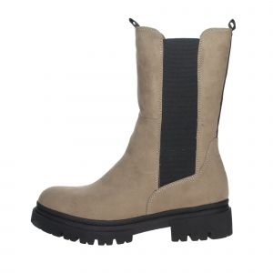 Marco Tozzi Bottes Femme Tortora Microfibra