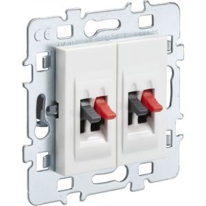 Image de Debflex Casual Mecanisme Haut Parleur Double Blanc