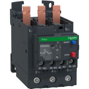 Schneider Electric LRD365L - Relais thermique moteur 48 &agrave; 65A - TeSys LRD pour contacteur LC1D50A &agrave; LC1D65A Classe 10A