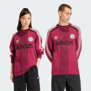 Adidas Originals Adicolor Long Sleeve Knit Jersey, rouge - Taille XL