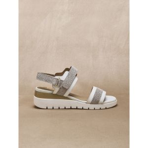 Sandales &agrave; scratch semelle amovible femme P&eacute;diconfort