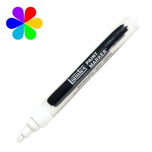 Liquitex Paint Markers pointe fine 432 - Blanc de titane