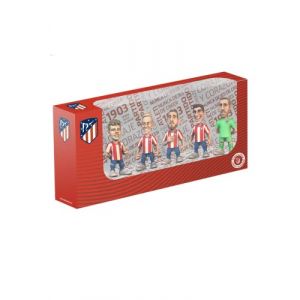 Bandai Minix - Atl&eacute;tico de Madrid - Pack de 5 - Figurine &agrave; Collectionner 7cm