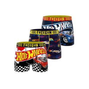 Freegun Lot De 3 Boxers Enfant Hot Wheels