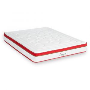 Matelas Supreme rouge/blanc - 140x190 cm