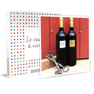 Smartbox Coffret 2 bouteilles de bordeaux rouge du Château Sainte Barbe - Coffret Cadeau Gastronomie Multicolore