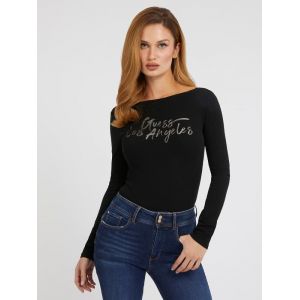 Image de Guess Bodys LS HEVELINA BODY - Couleur S,M,L,XL,XS - Taille Noir