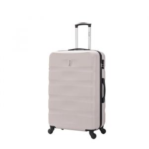 CELIMS - Valise Grande Taille 75cm | ABS Robuste | 4 roulettes 360° | Serrure Intégrée | Design Élégant et Fonctionnel | Gris