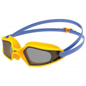 Speedo Kid's Hydropulse - Lunettes de natation taille One Size, bleu/orange/gris