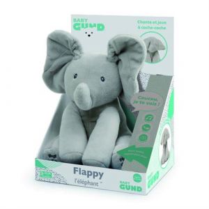 Gund Jouet Peluche 6054176 Bébé Interactive Age Flappy L éléphant