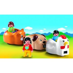 Playmobil 6767 - 1.2.3 : Train des animaux