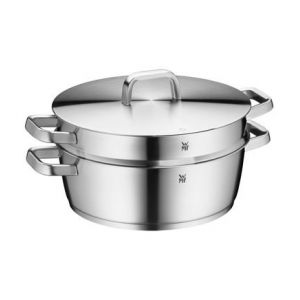 WMF Faitout et insert vapeur &Oslash;28 cm Iconic Gris