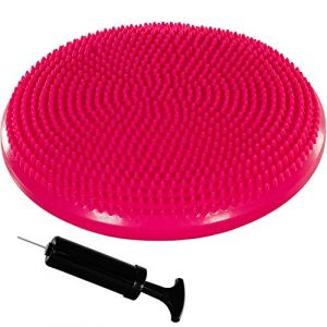 Image de Movit Balle-C ussin &raquo;Dynamic Seat&laquo; avec Pompe sans phtalate Coussin Ballon d'assi ssin bourrelet Coussin D'&eacute;quilibre 38 cm Couleur Rosa
