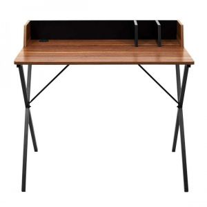 Image de The home deco factory Table de Bureau Marron BRICE