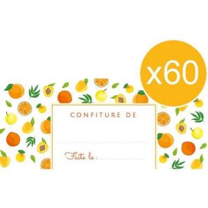 Image de Avery-Zweckform Étiquettes confiture 60 Fruits Jaunes