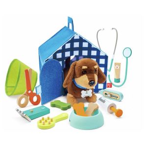 Hape Jeu d'imitation Kit du petit v&eacute;t&eacute;rinaire