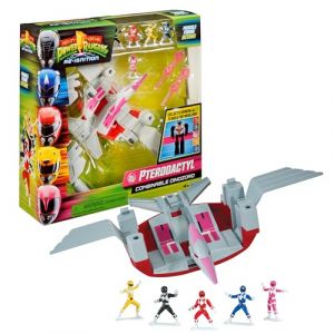 Power Rangers - Collection Megazord, Zords articulé combinable, Figurine, 20 cm, Modèle Pterodactyl Dinozord, pour Les Enfants dès 4 Ans, PWG053