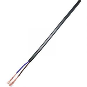 Conrad Components Câble de raccordement 93030c520 2 x 1.00 mm² noir 20 m