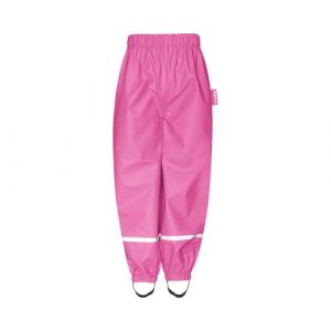 Image de Playshoes Pantalon pluie avec élastique à la taille et pantalon rose fille