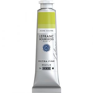 Peinture à l'huile extra-fine Lefranc & Bourgeois, 40 ml, Jaune souffre