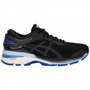 Asics Gel-Kayano 25, Chaussures de Running Femme, Multicolore (Black/ Blue 001) - 39.5 EU