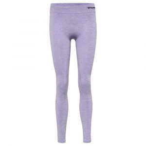 Hummel Leggings Taille Moyenne Sans Couture Ci XS Lavender Melange