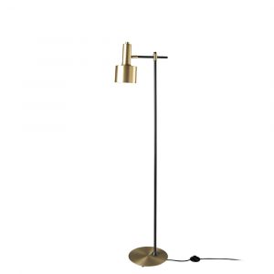 Lampadaire en alu doré et acier Angel Cerdà