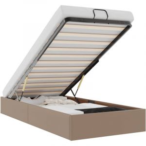 VidaXL Cadre de lit ottoman sans matelas cappuccino 80x200 cm