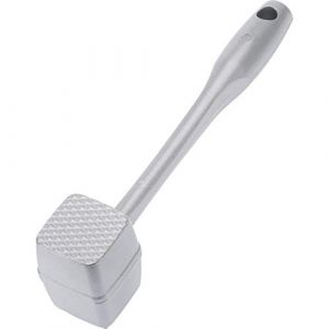 Westmark Marteau/Attendrisseur à viande, longueur : 24 cm, aluminium, revêtement spécial alimentaire, Robusto Spezial, argenté, 62002260