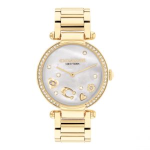 Coach Montre Femme Cary - 14504265 Bracelet Acier Dor&eacute;