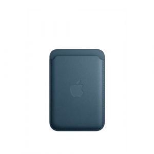 Apple Porte-cartes en tissage fin pour iPhone avec MagSafe - Bleu Pacifique