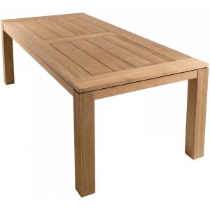 Table à Manger de Jardin "Denva" 220cm Naturel Prix