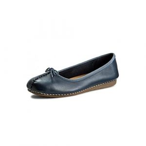 Clarks 20352932, Escarpins femme - Bleu (Navy Leather), 35.5 EU