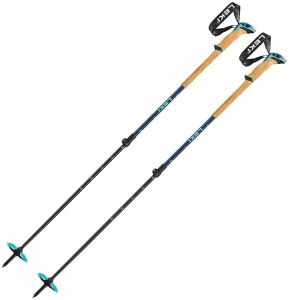 Leki Bernina Lite 2 Ski Touring Poles, bleu 100-135cm B&acirc;tons de ski & ski randonn&eacute;e